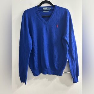 Vintage Polo Ralph Lauren 100% merino wool pullover v neck